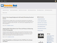 Tablet Screenshot of blog.photoshopmask.com
